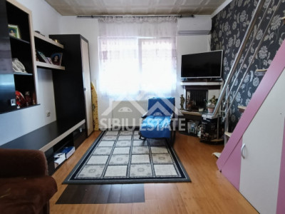  Apartament la mansardă ,3 camere, mobilat și utilat zona Ipas 