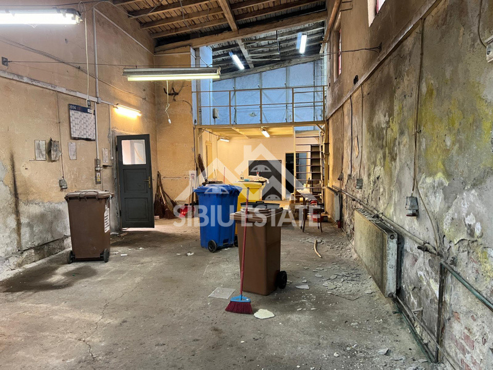 Spatiu cu potential – 174 mp, inaltime mare zona centrala, Zidului