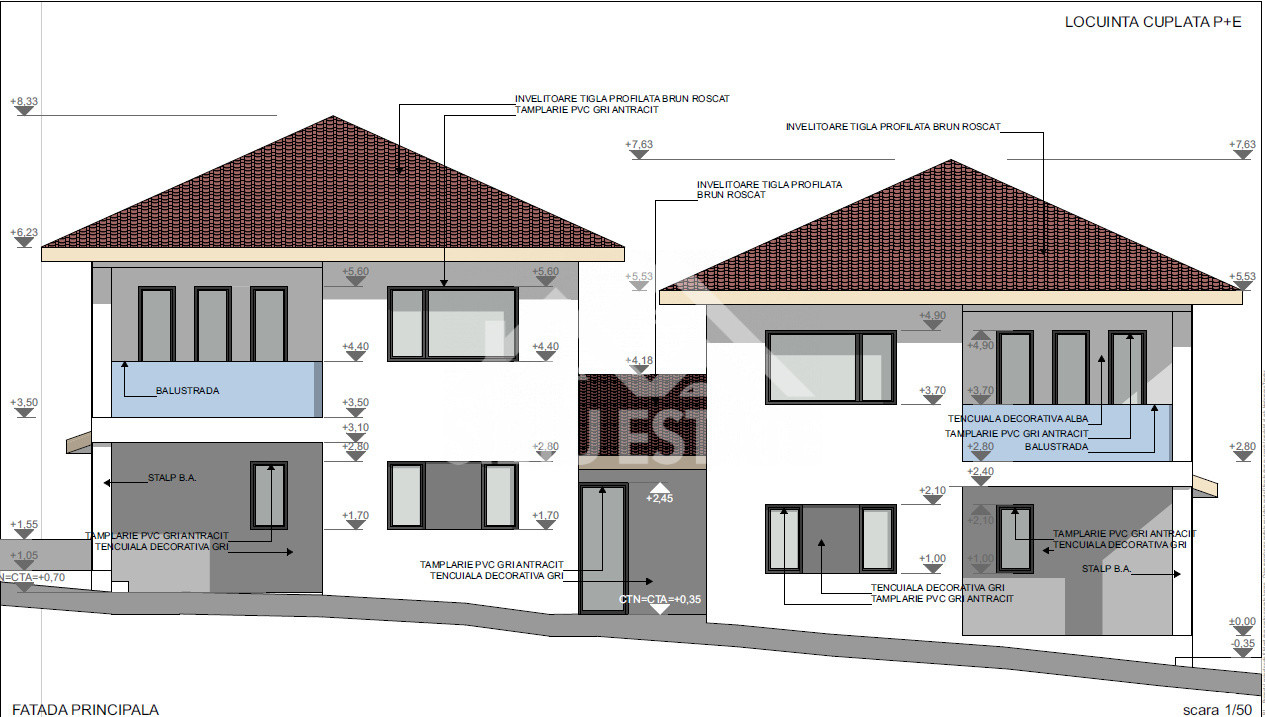 Duplex spațios cu priveliște superbă spre cetate, Cisnădie