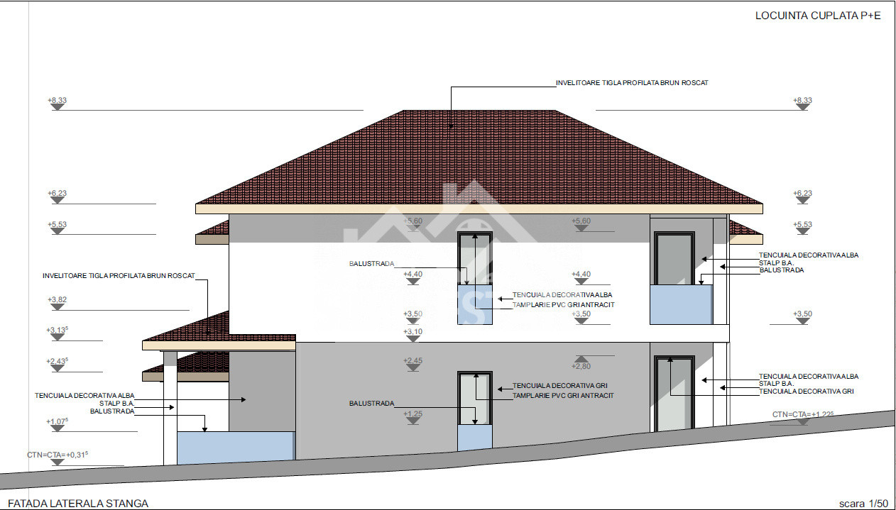 Duplex spațios cu priveliște superbă spre cetate, Cisnădie