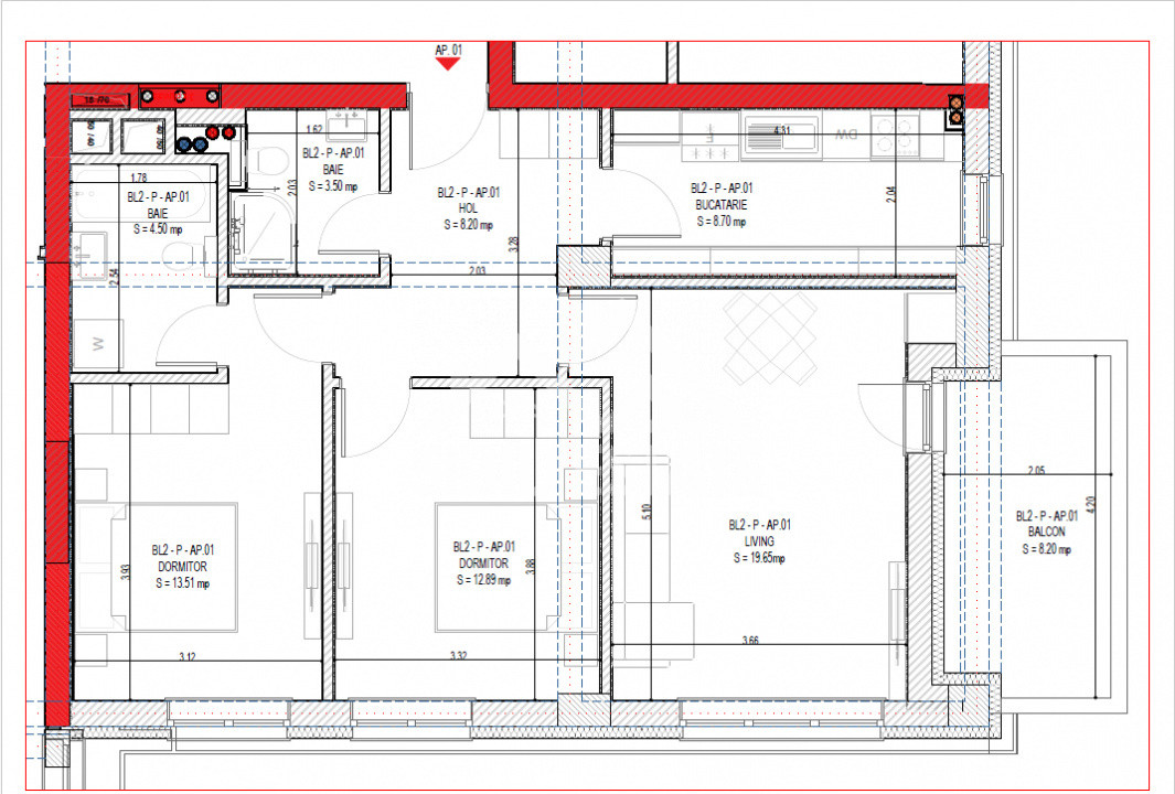  Apartament modern, 3 Camere, Calea Surii Mici