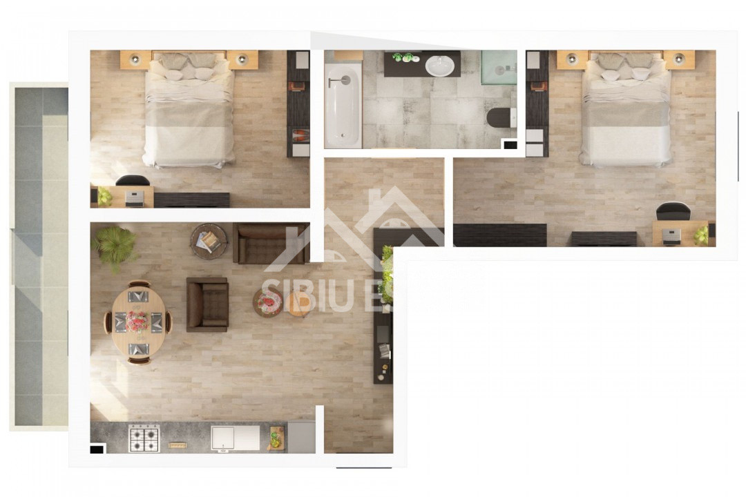 Apartament 3 camere, Doamna Stanca, Loc parcare inclus