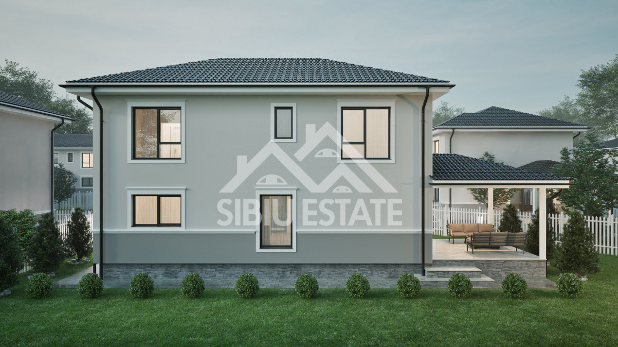 Casă individuală cu grădină generoasă – confort, spațiu și eleganță