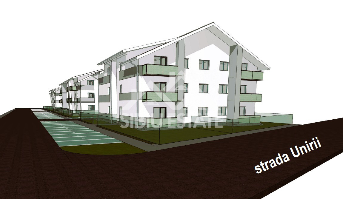 Apartament modern decomandat cu 2 camere si balcon în Șelimbăr