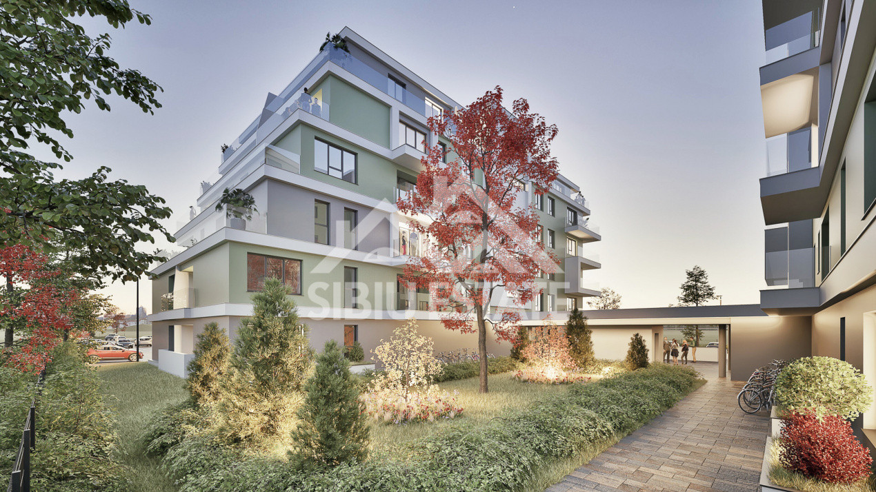 Un apartament modern cu 2 camere și terasă
