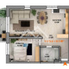 Apartament 2 camere , Finisat la Cheie ,Parcare Inclusă
