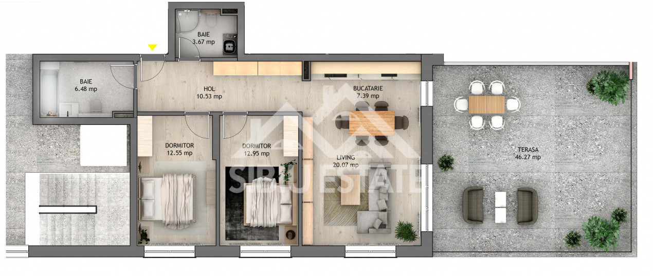 Penthouse - langa Shopping City Sibiu!
