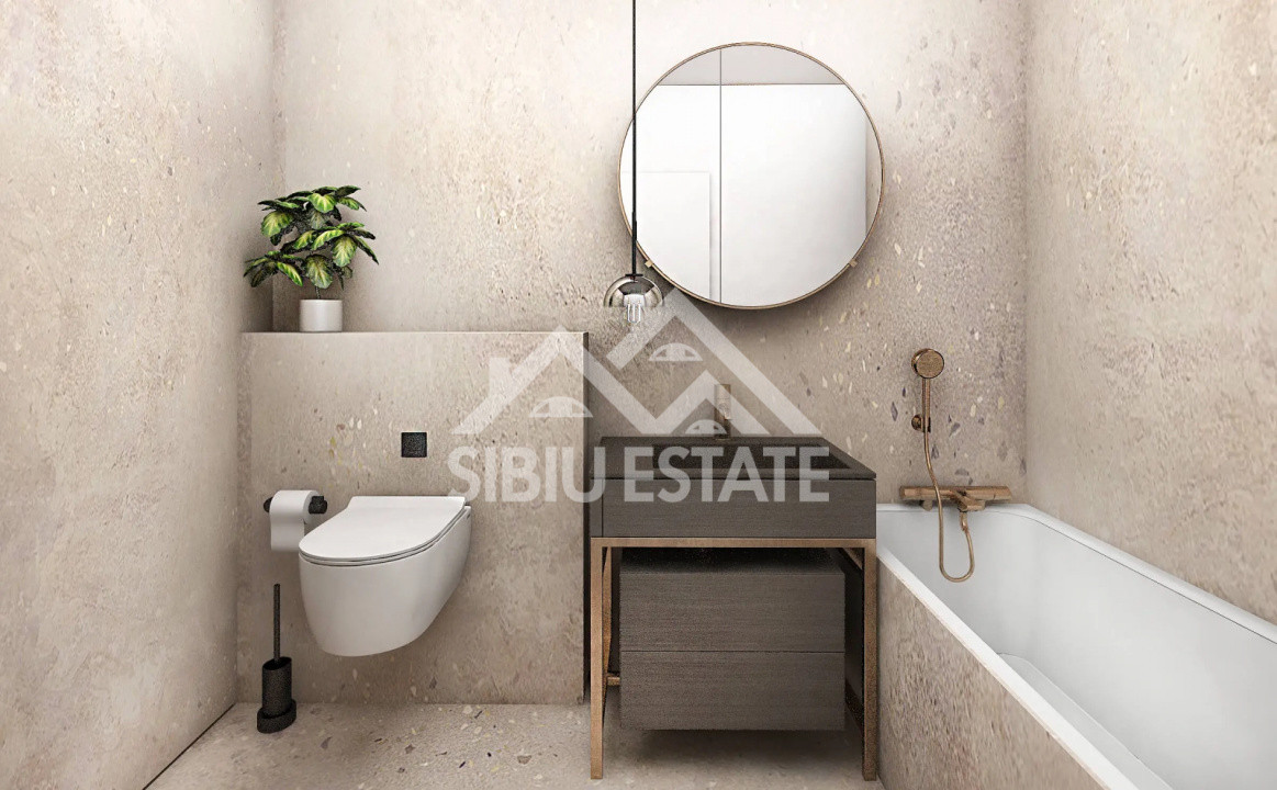  Apartament Penthouse 3 Camere, Finisat, Parcare Interioara,Comision 0
