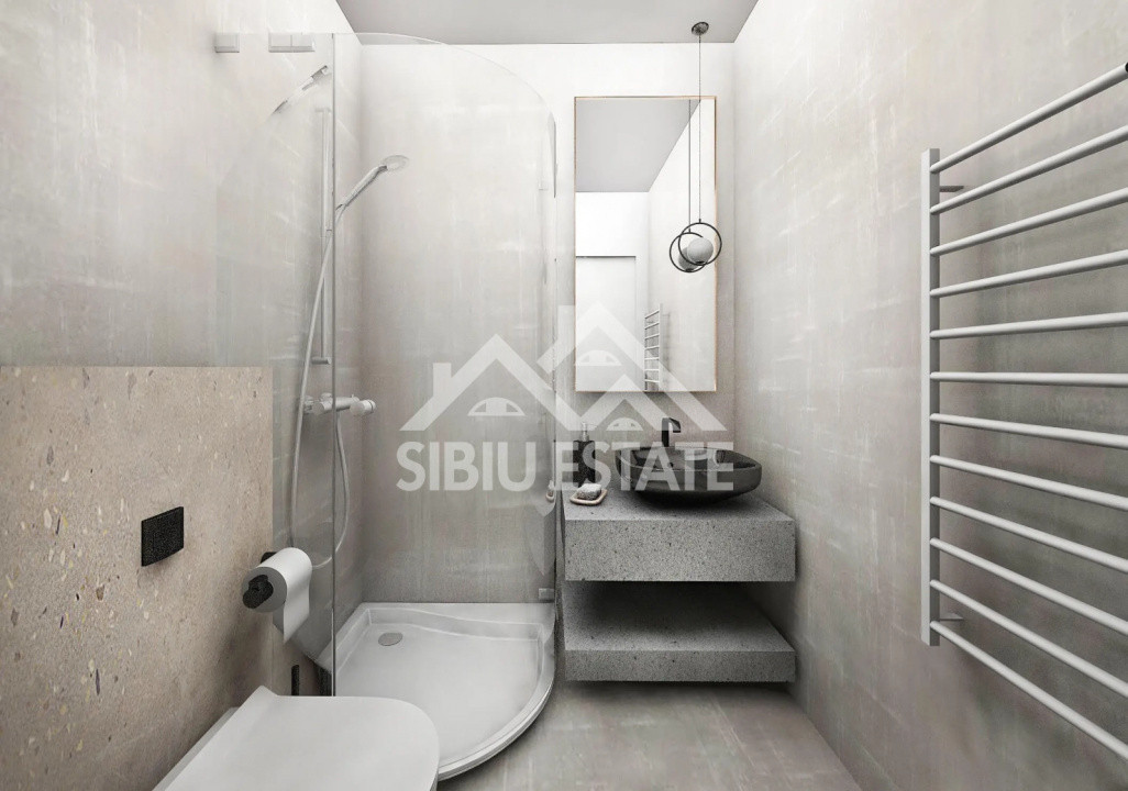  Apartament Penthouse 3 Camere, Finisat, Parcare Interioara,Comision 0