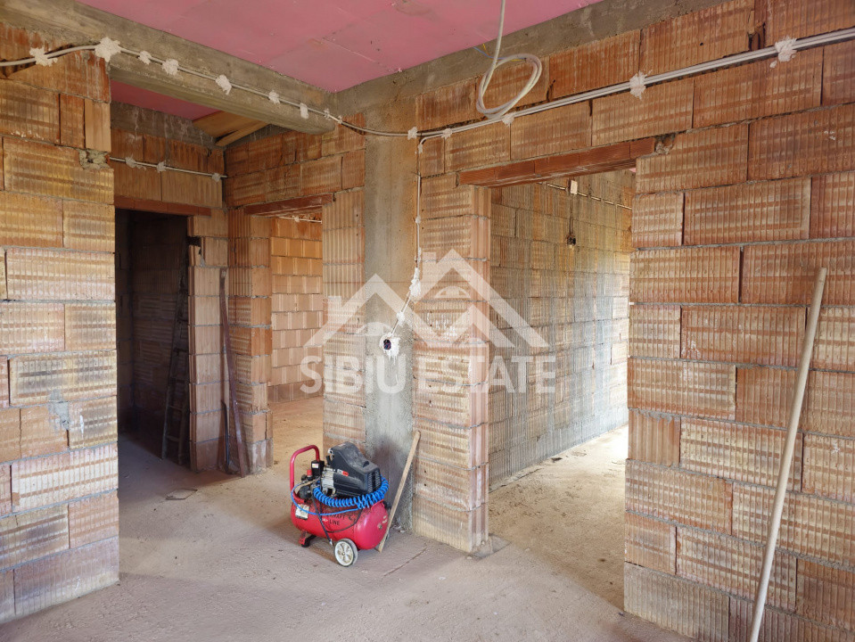 Casa 130 mp, teren 2800 mp, priveliște superbă – Marginimea Sibiului