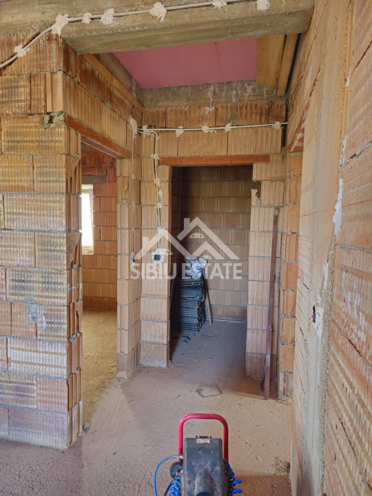 Casa 130 mp, teren 2800 mp, priveliște superbă – Marginimea Sibiului