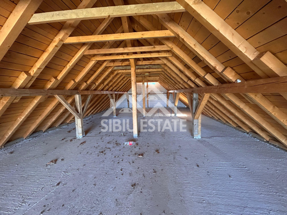 Casa 130 mp, teren 2800 mp, priveliște superbă – Marginimea Sibiului