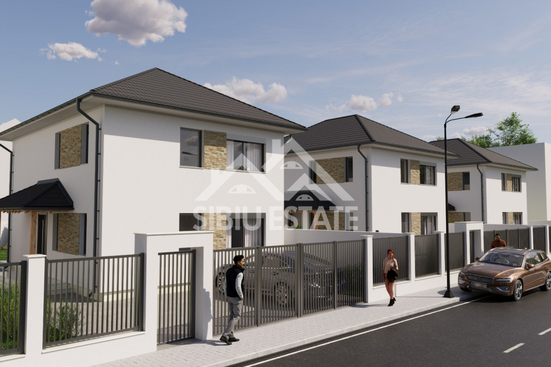 Casă individuală de vânzare – Șura Mică ,Teren 475 mp, zonă linistita