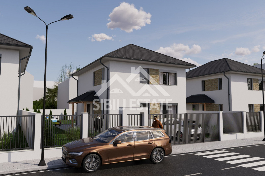 Casă individuală de vânzare – Șura Mică ,Teren 475 mp, zonă linistita