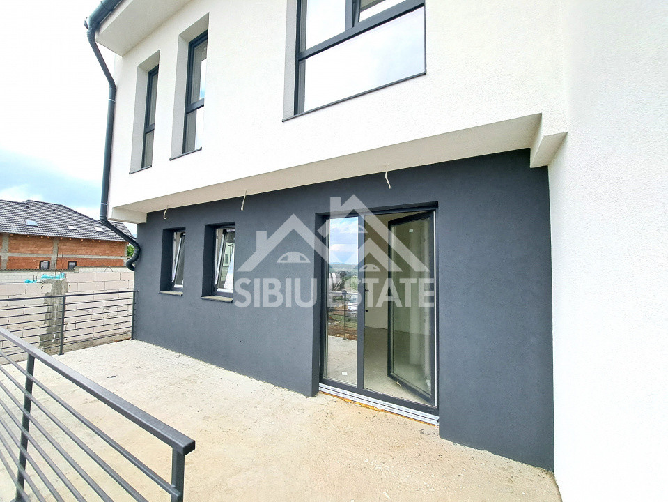 Casa noua cu pivnita si terasa Sibiu Calea Cisnadiei