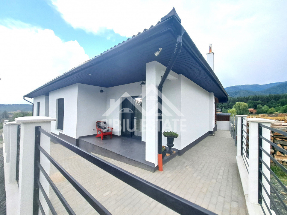 Casa pe un nivel, garaj, teren 600 Sibiu Tocile