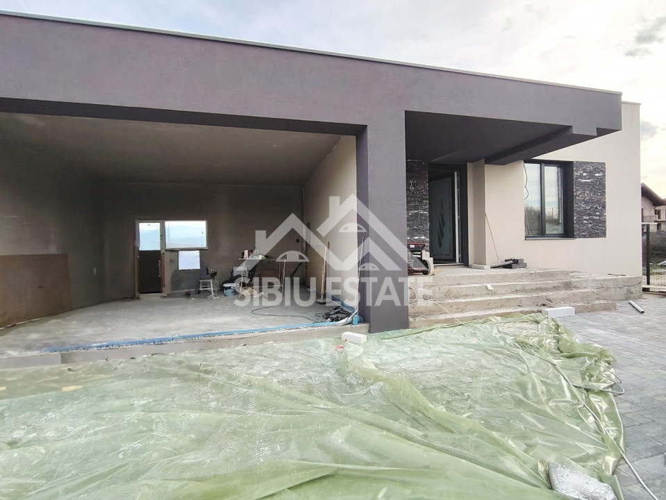 Casa noua Sibiu, Selimbar  teren 790 mp, garaj dublu, terase