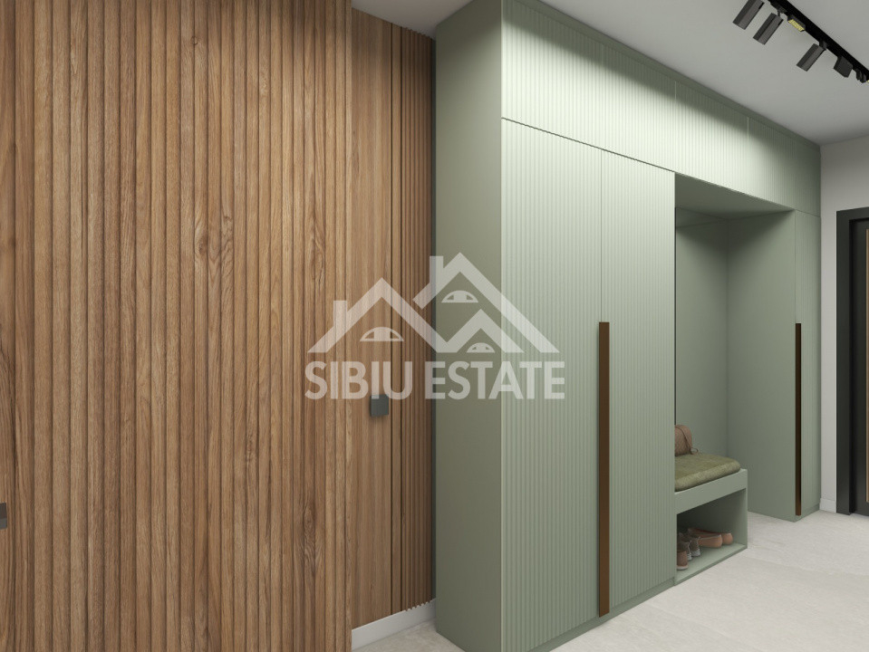 Casa 4 camere, 3 bai, garaj si curte larga, Sibiu Selimbar