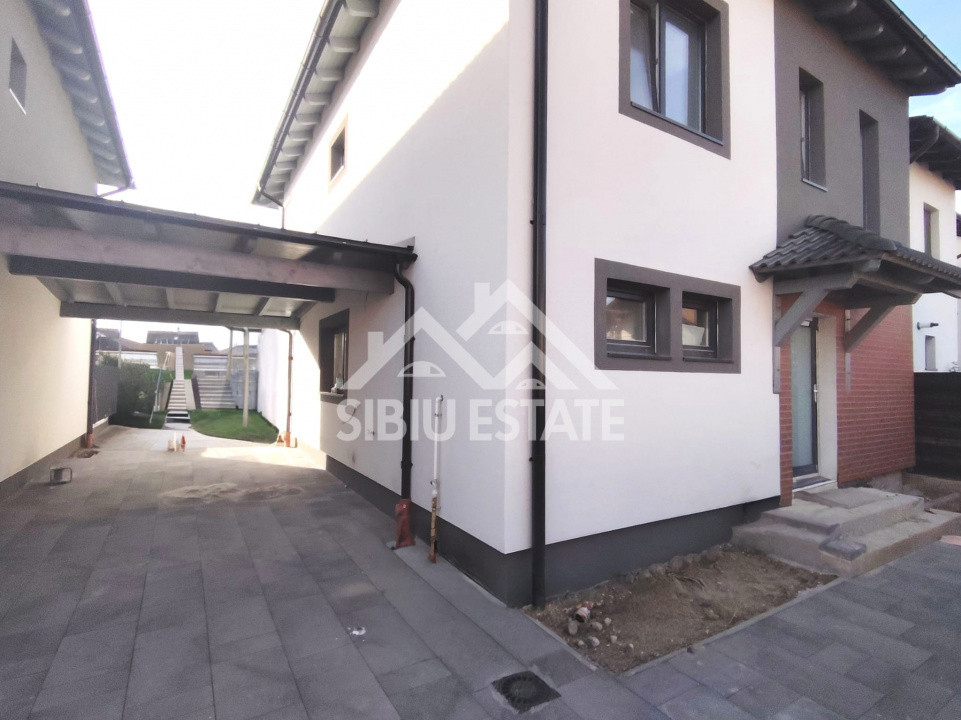 Casa noua cu carport, 4 camere, 3 bai, Sibiu Selimbar