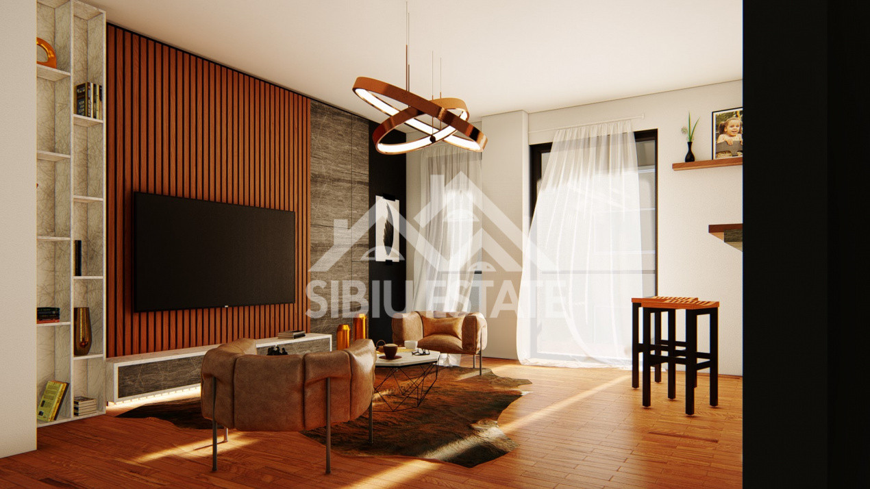 Apartament Premuim 3 camere Sibiu central, boxa si garaj 