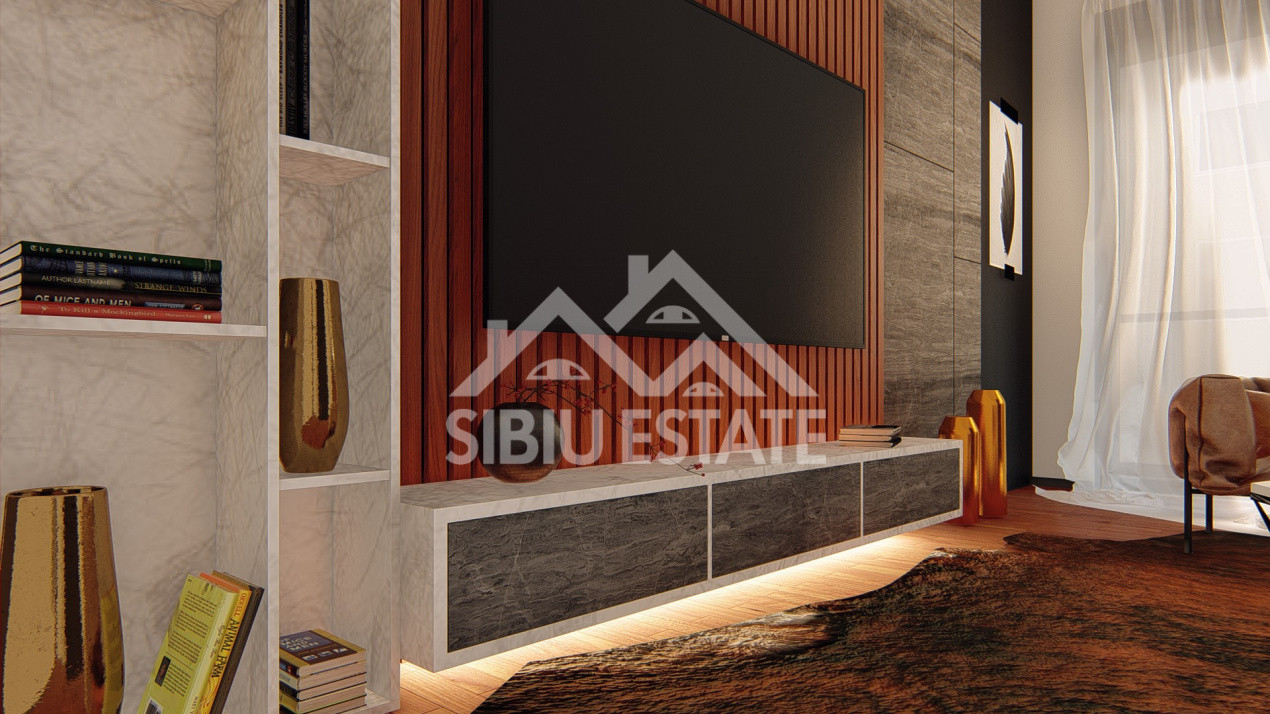 Apartament Premuim 3 camere Sibiu central, boxa si garaj 