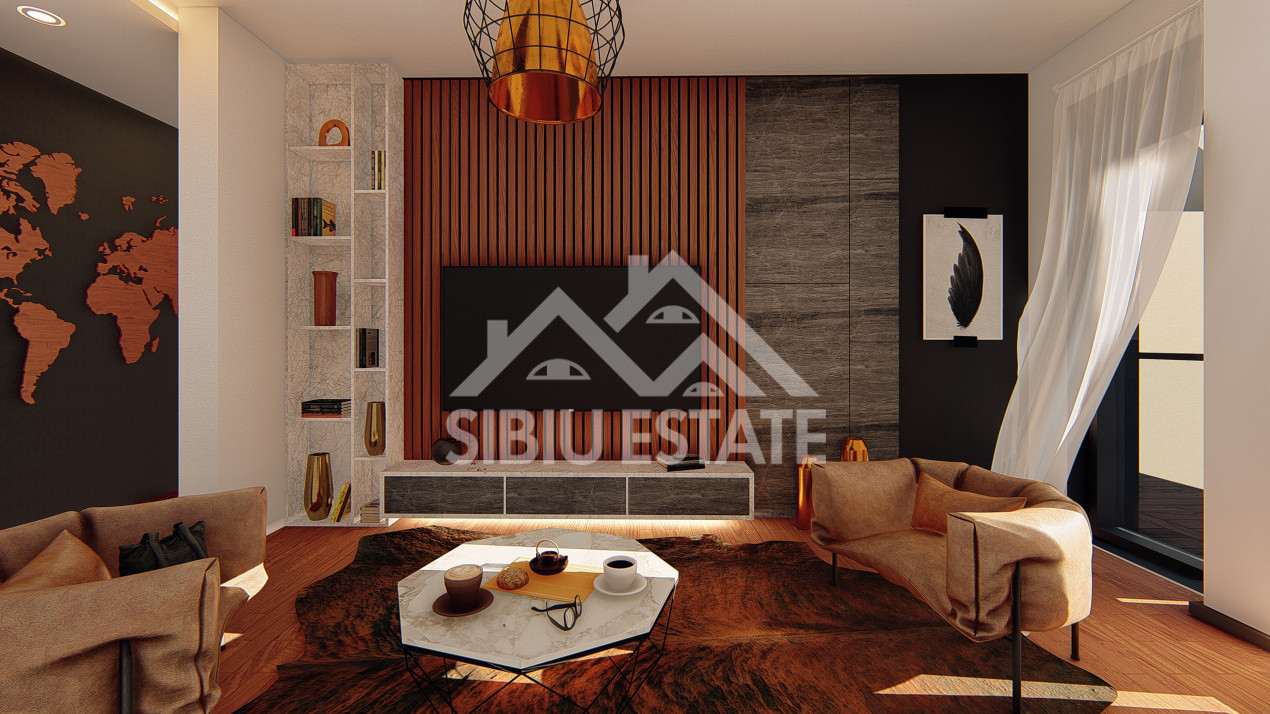 Apartament Premuim 3 camere Sibiu central, boxa si garaj 