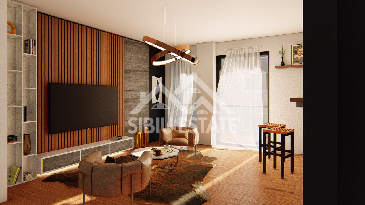 Apartament Premuim 3 camere Sibiu central, boxa si garaj 