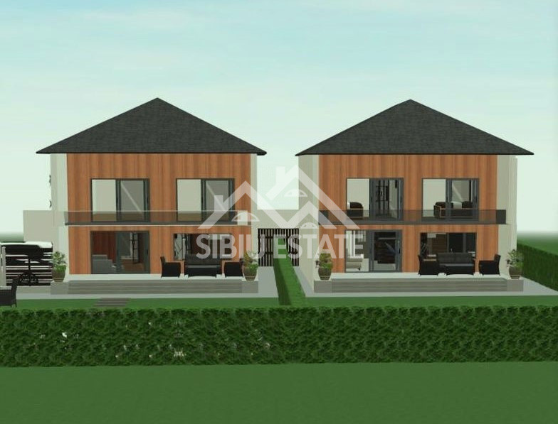 Casa noua 4 camere, 2 bai, Selimbar teren 480 mp