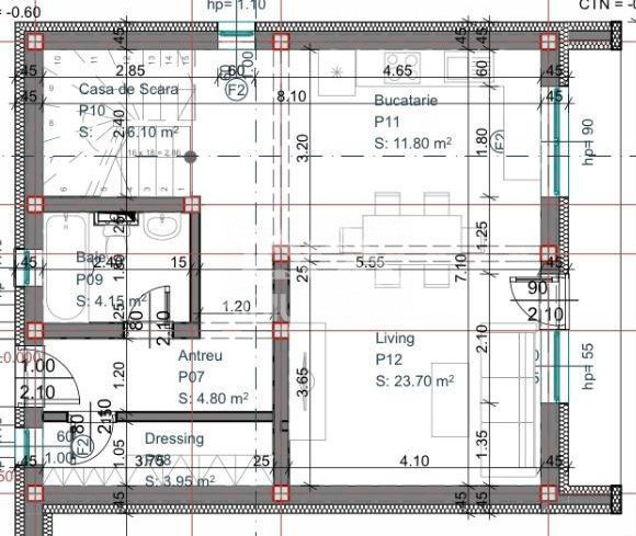 Casa noua 4 camere, 2 bai, Selimbar teren 480 mp