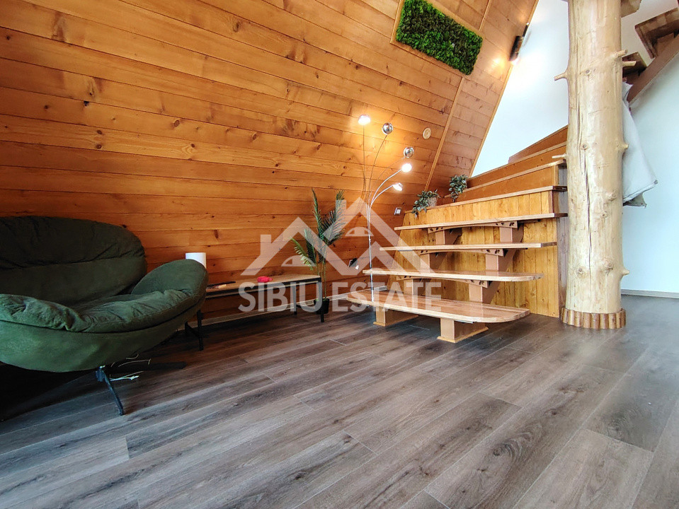 Casa de vacanta noua Sibiu Gura Raului, teren 1100mp