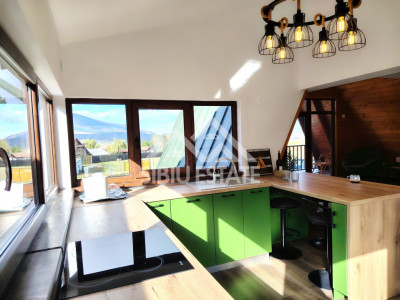 Casa de vacanta noua Sibiu Gura Raului, teren 1100mp