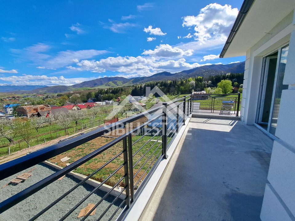Casa noua Tocile, Sibiu garaj, terase, teren 600