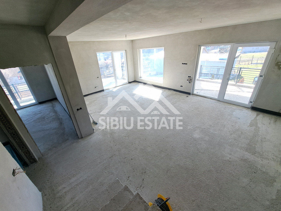 Casa noua Tocile, Sibiu garaj, terase, teren 600