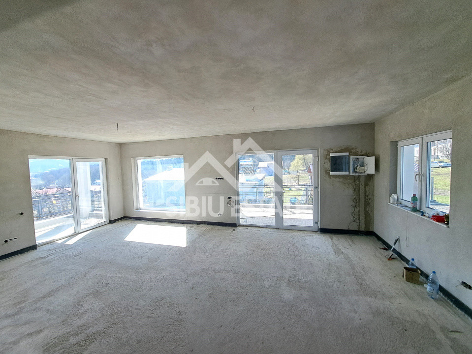 Casa noua Tocile, Sibiu garaj, terase, teren 600