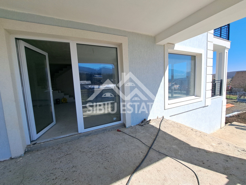 Casa noua Tocile, Sibiu garaj, terase, teren 600
