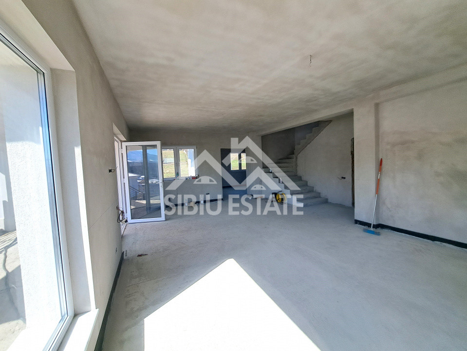 Casa noua Tocile, Sibiu garaj, terase, teren 600
