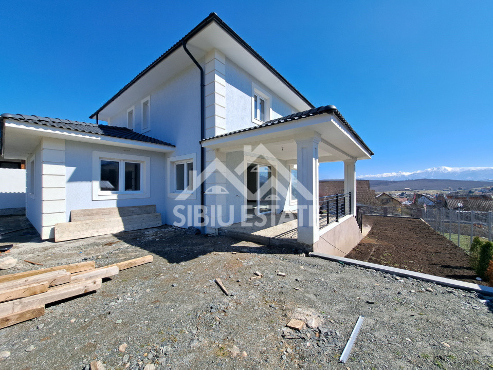 Casa noua Tocile, Sibiu garaj, terase, teren 600