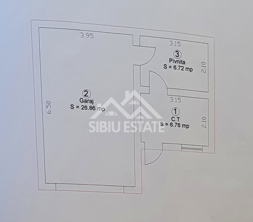 Casa moderna 4 camere, garaj, pivnita  Sibiu, Sura Mare