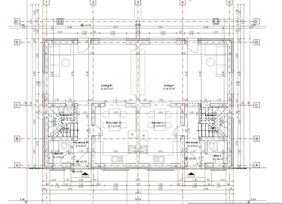 Duplex nou in Sura Mica, 4 camere, 3 bai