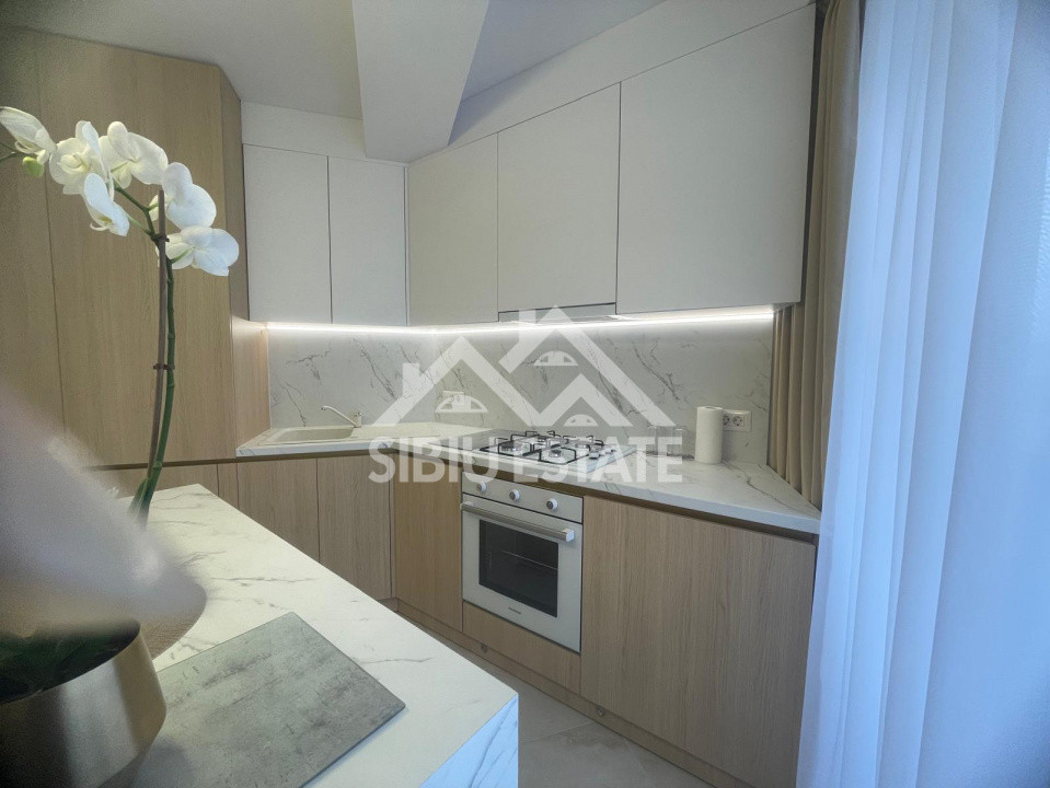 Garsoniera de LUX de inchiriat, etaj 1, mobilata si utilata premium