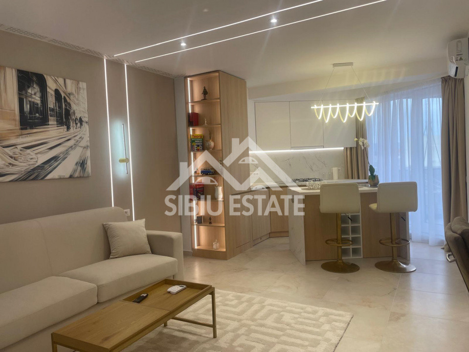 Garsoniera de LUX de inchiriat, etaj 1, mobilata si utilata premium