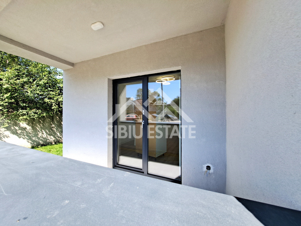 Apartament cu gradina Selimbar 61 mp