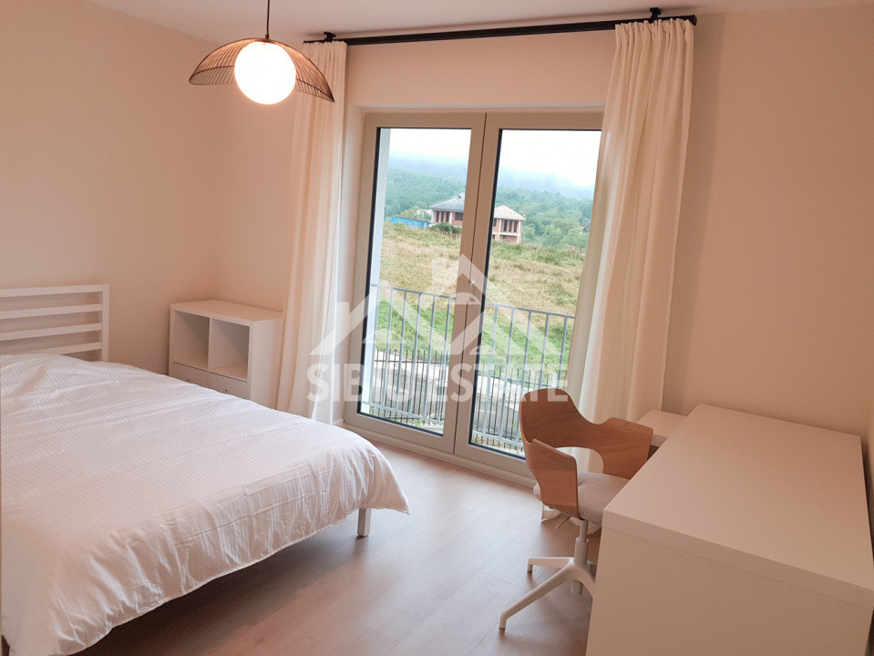 Casa individuala de inchiriat , moderna, prima inchiriere, - Cisnadioara 