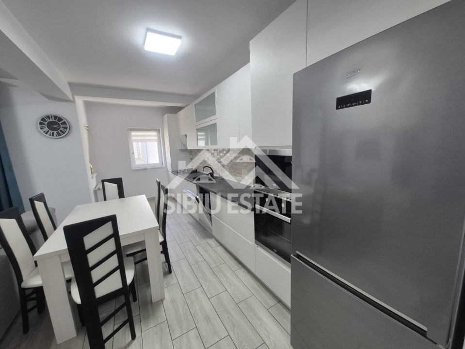 Apartament de inchiriat cu 3 camere,mobilat si utilat, loc de parcarare Selimbar