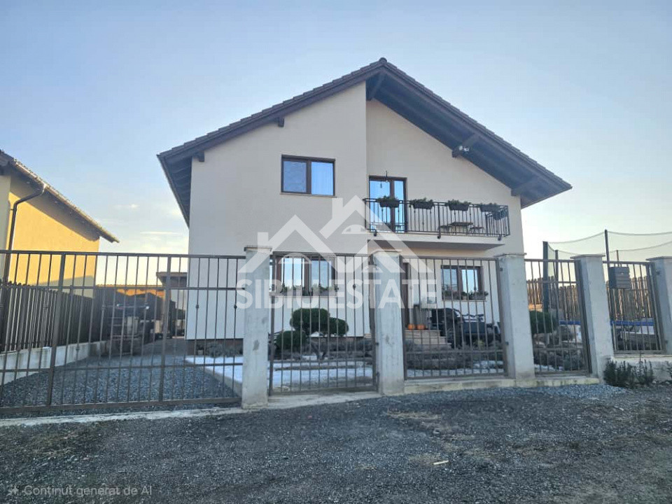 Casa noua Sibiu Sura Mica, 4 camere, teren 380 mp