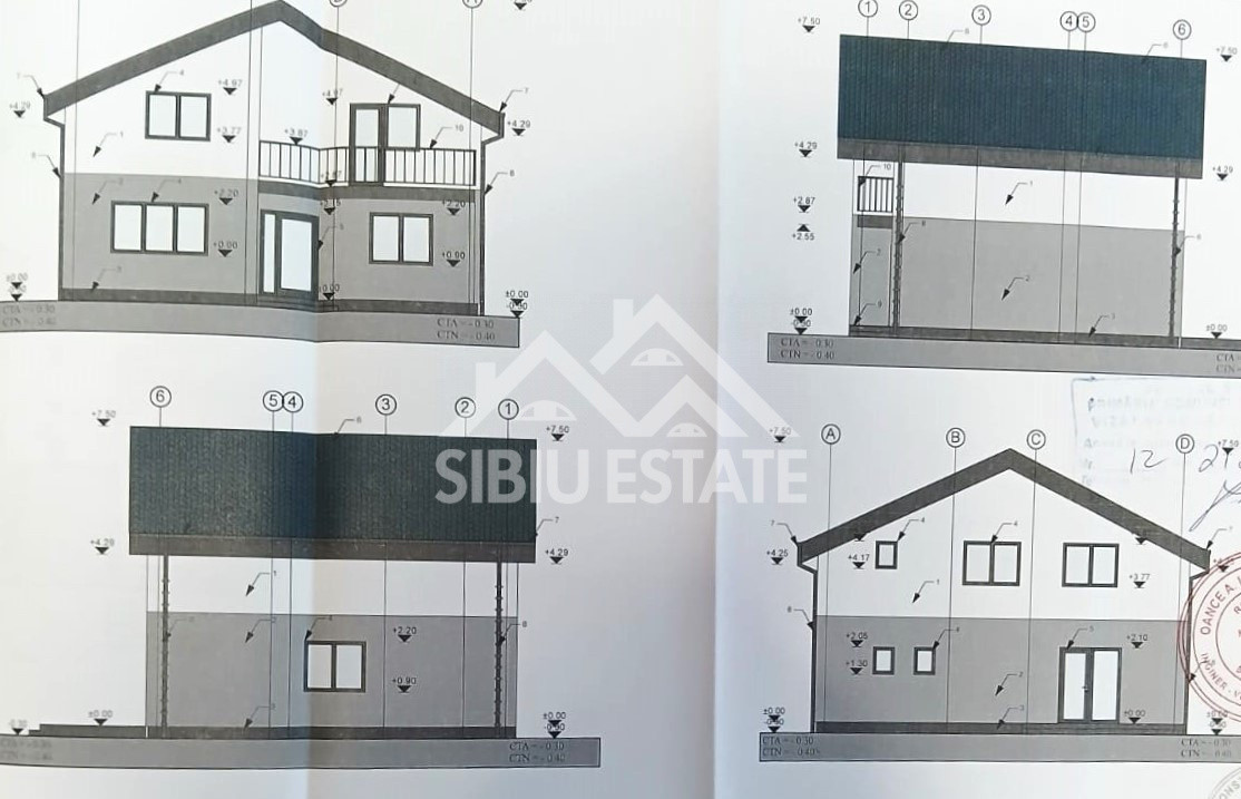 Casa noua Sibiu Sura Mica, 4 camere, teren 380 mp