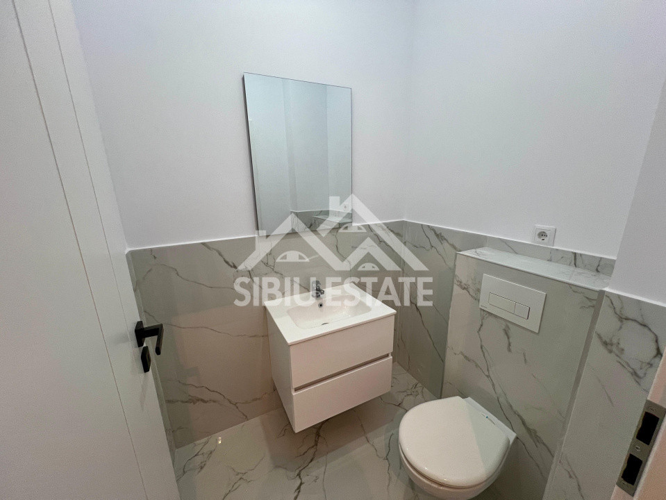 Apartament cu 3 camere, 2 bai, boxa 20 mp. loc de parcare -Finisat la cheie