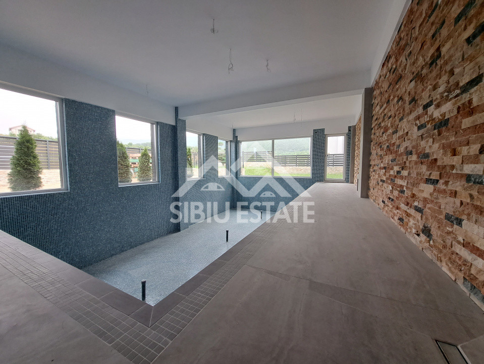 Casa Sibiu Cisnadioara, garaj, piscina, terase panoramice