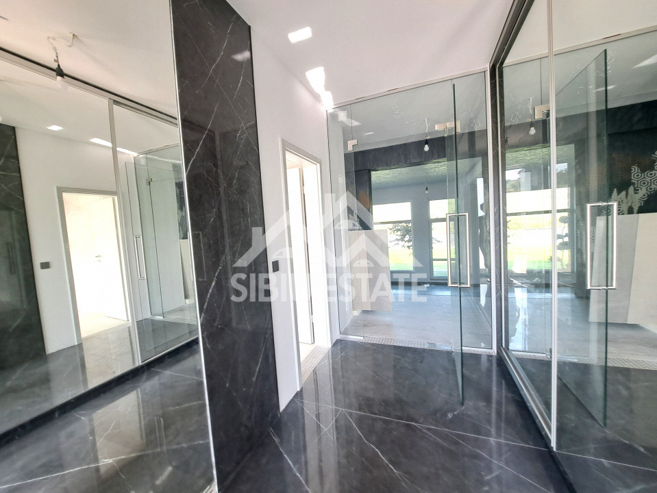 Casa Sibiu Cisnadioara, garaj, piscina, terase panoramice