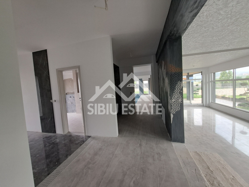 Casa Sibiu Cisnadioara, garaj, piscina, terase panoramice